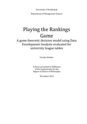 PDF) On the Relationship between Philosophy and Game-Playing