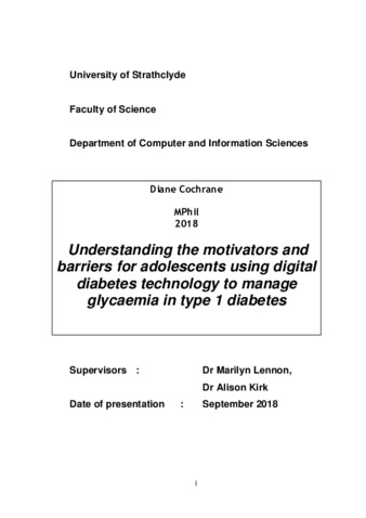 type 1 diabetes thesis