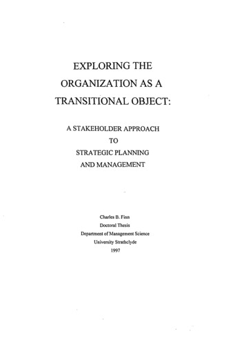 phd thesis on stakeholder management