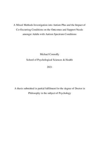 thesis for autism