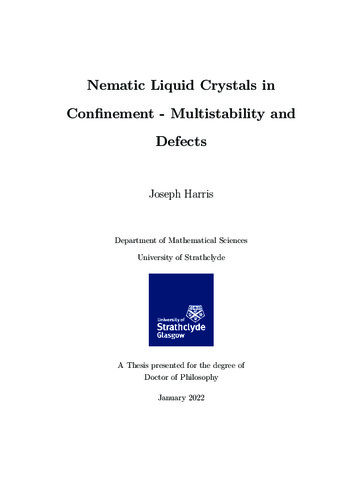 phd thesis on liquid crystals