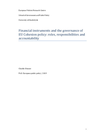 thesis about financial instruments