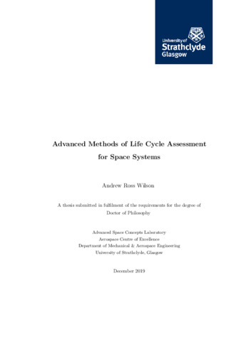 thesis life cycle assessment